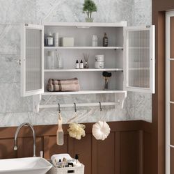 OKWISH Hängeschrank Wandhängeschrank,Glas-Wandregal (Vintage 63 cm günstig online kaufen