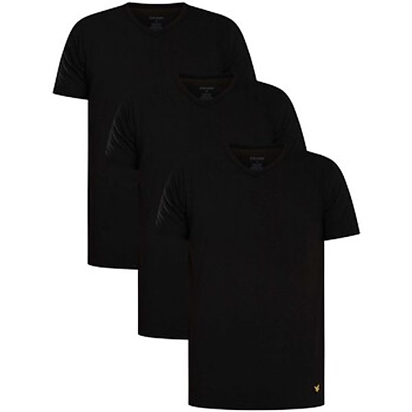 Lyle & Scott  T-Shirt 3er-Pack Basic Lounge V-Ausschnitt T-Shirt günstig online kaufen
