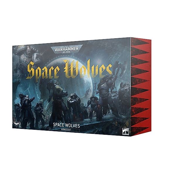 Games Workshop Spielfigur Warhammer 40.000 Space Wolves Armeeset günstig online kaufen