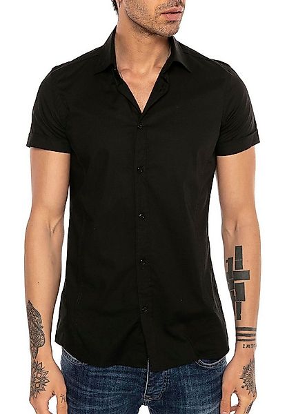 RedBridge Kurzarmhemd Slim Fit – Eleganter Look, Stretch-Material, Figurbet günstig online kaufen