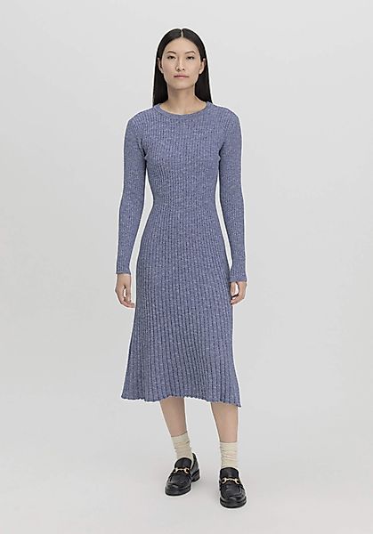 Hessnatur Strickkleid Strickkleid Midi Slim (1-tlg) günstig online kaufen