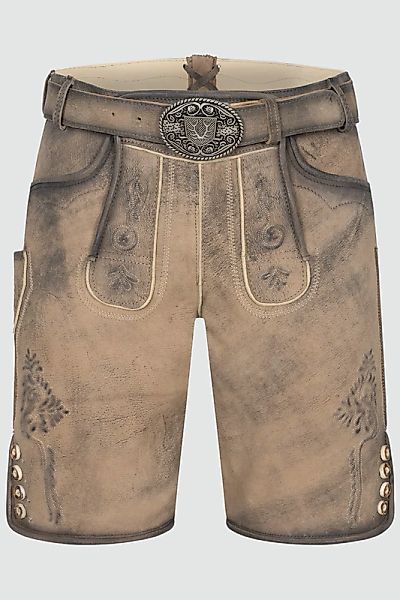Lederhose Lucian mit Gürtel günstig online kaufen