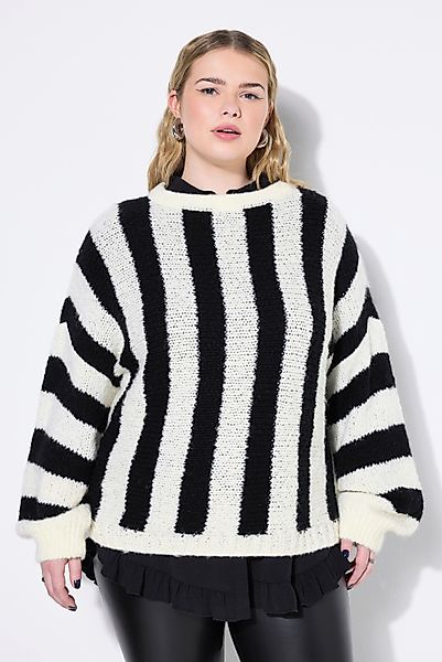 Studio Untold Strickpullover Pullover oversized Längsstreifen günstig online kaufen