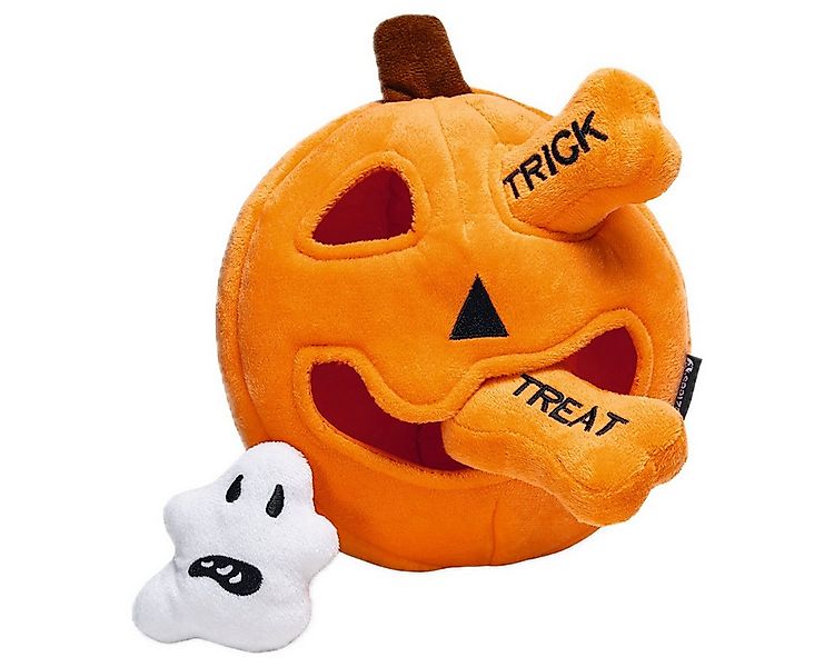 Beeztees Tierkuscheltier Hundespielzeug Halloween Hide 'n' Seek Kürbis günstig online kaufen