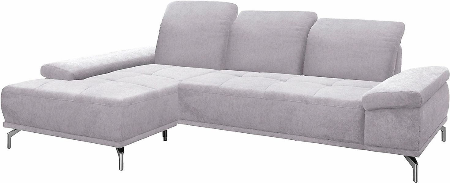 Places of Style Ecksofa "Caluna", Inkl.Sitztiefenverstellung, wahlweise mit günstig online kaufen