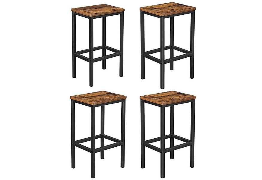 VASAGLE Barhocker Barstühle (Set, 4 St., 4er), bis 120kg belastbar 40 x 30 günstig online kaufen