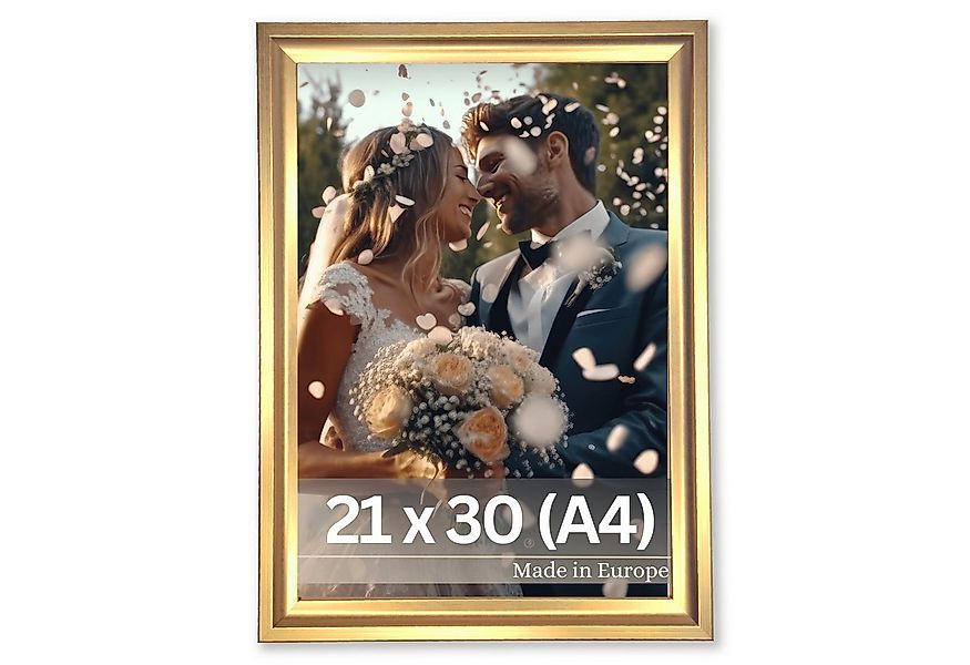 Victor (Zenith) Bilderrahmen Renoir, Bilderrahmen 21x30 cm Gold A4, Bilderr günstig online kaufen