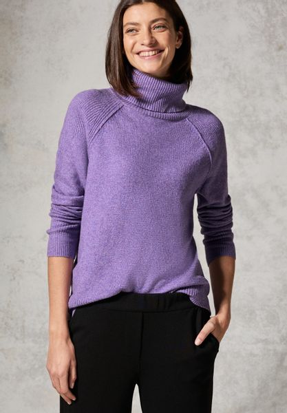 CECIL Rollkragenpullover mit Rippbündchen günstig online kaufen