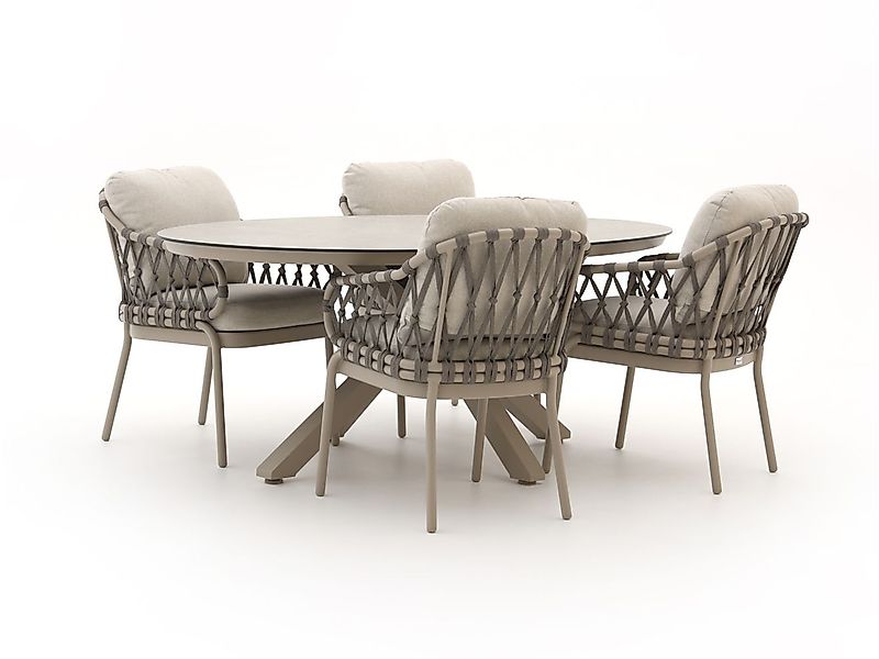 Tierra Outdoor Natal/Oblong 200 cm Gartenmöbel-Set 5-teilig günstig online kaufen