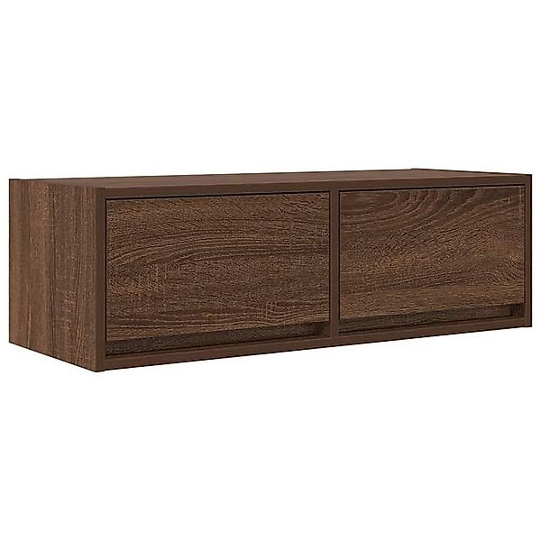 vidaXL TV-Schrank TV-Schrank Braun Eichen-Optik 80x31x25,5 cm Holzwerkstoff günstig online kaufen