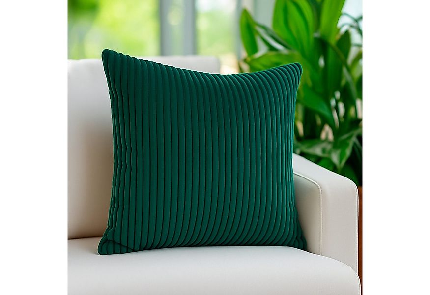 heimtexland Dekokissen Super Soft Cord Kissenbezug Sofakissen Kissenhülle, günstig online kaufen