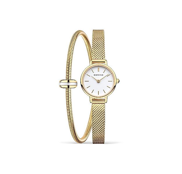 Bering Quarzuhr Bering Classic gold glänzend Gift Set Lovely 11022-334-Love günstig online kaufen