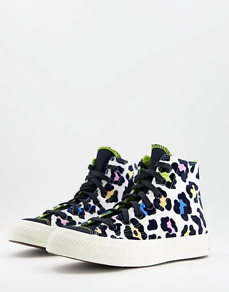 Converse – Chuck 70 – Knöchelhohe Sneaker aus Samt mit Leopardenmuster in R günstig online kaufen