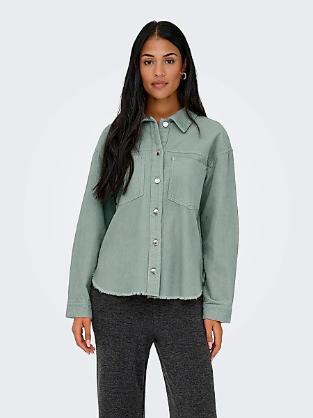 ONLY Hemdbluse "ONLMAIKO-BITTEN L/S CORD SHACKET CC PNT" mit Brusttaschen, günstig online kaufen