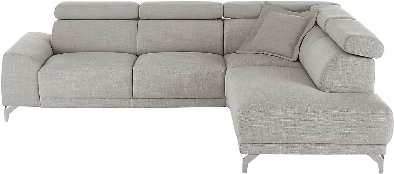3C Candy Ecksofa »Greve Sofa immer mit manuelle Kopfteilverstellungen, mode günstig online kaufen