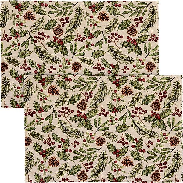 Erwin Müller Platzset Tischset "Zweige" 2er-Pack, günstig online kaufen