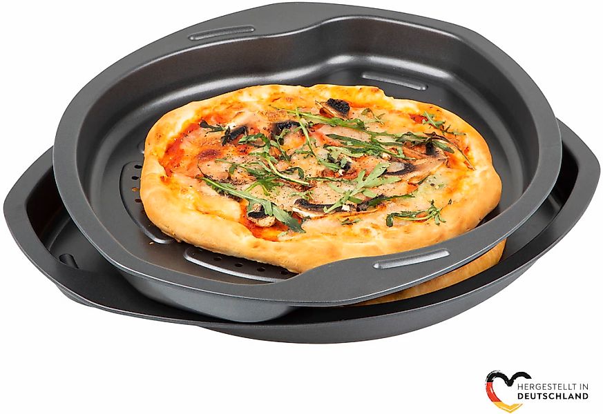 CHG Pizzablech "SENSAZIONE" Metall Set, 2 Stk. tlg. Made in Germany günstig online kaufen