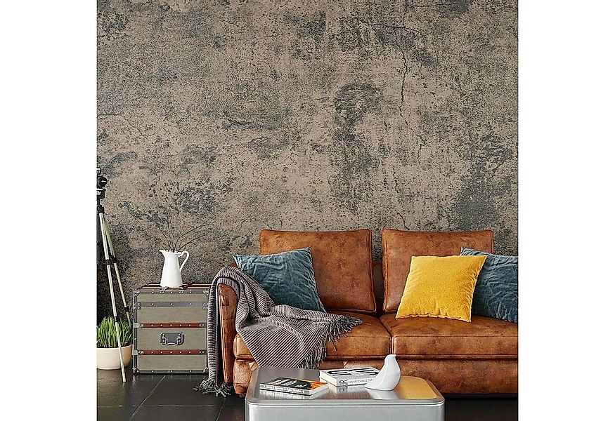 HomeBella Mustertapete Selbstklebende Tapete Betonoptik Moderne Wandfolie i günstig online kaufen