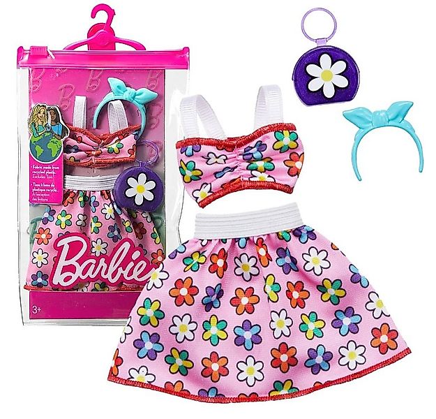Barbie Puppenkleidung Summer & Flower Barbie Puppen-Kleidung Mattel Trend M günstig online kaufen