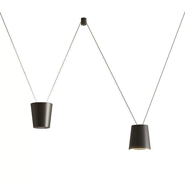 LED-Designer-Hängelampe Sling, Einzellampe schwarz günstig online kaufen