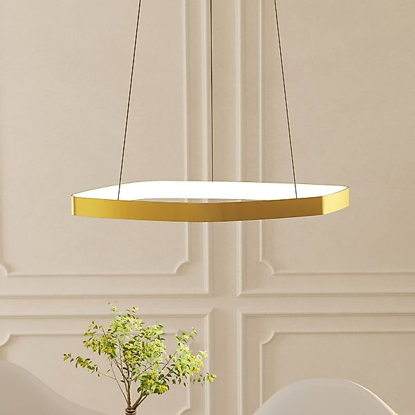 LED-Hängeleuchte Vallerosa in Messing günstig online kaufen