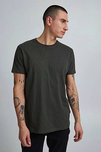 !Solid T-Shirt Einfarbiges Rundhals Basic T-Shirt (1-tlg) 4115 in Dunkelgra günstig online kaufen
