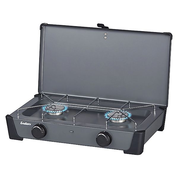 Enders Gaskocher "Bondy 2" Edelstahl  Stahl 28 cmx49 cm Campingkocher mit 2 günstig online kaufen