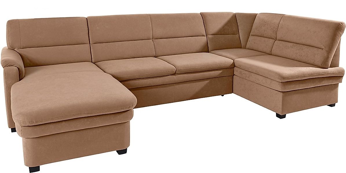 sit&more Wohnlandschaft »Pisa U-Form« mit Federkern, wahlweise mit Bettfunk günstig online kaufen