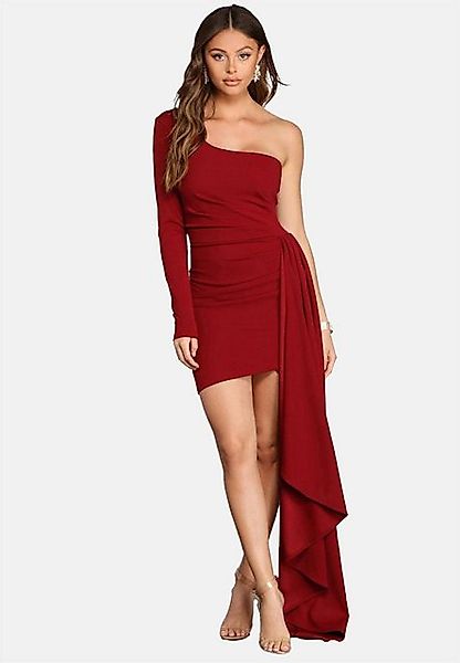 Moda Minx Jerseykleid Bianca Short Ruffle Dress mit raffiniertem Ruffle-Ele günstig online kaufen