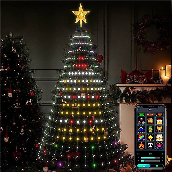 PRIISF Künstlicher Weihnachtsbaum LED Weihnachtsbaum Baummantel günstig online kaufen