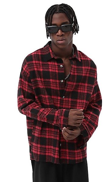 COFI Casuals Flanellhemd Flanellhemd Kariert Hemd Holzfällerhemd (1-tlg) günstig online kaufen