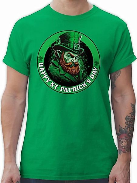 Shirtracer T-Shirt Happy Irischen Nationalfeiertag Leprechaun Kobold St. Pa günstig online kaufen