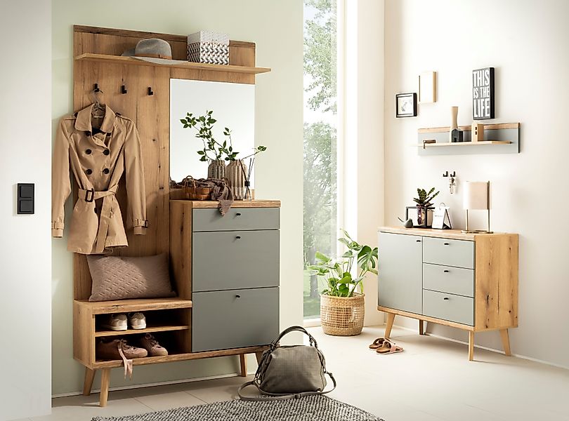 INOSIGN Garderoben-Set "Mavas, Garderobe mit Stauraum, Garderobenschrank im günstig online kaufen