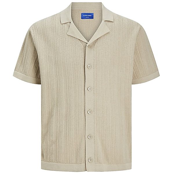 Jack&Jones Freizeithemd aus Baumwolle Farbe beige Größe: 3XL günstig online kaufen