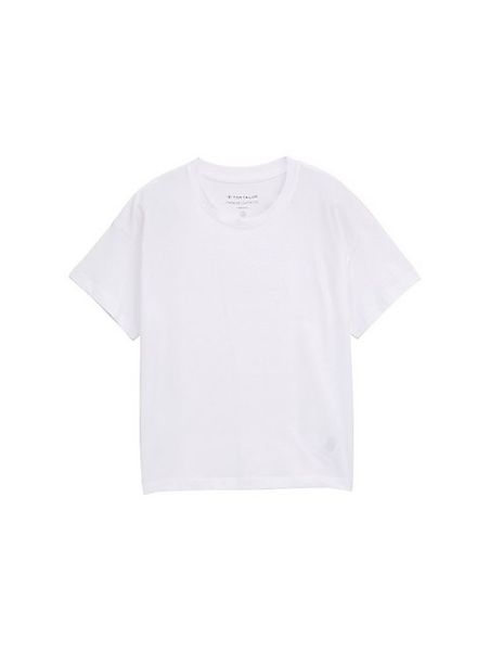TOM TAILOR T-Shirt mit Markenlabel günstig online kaufen