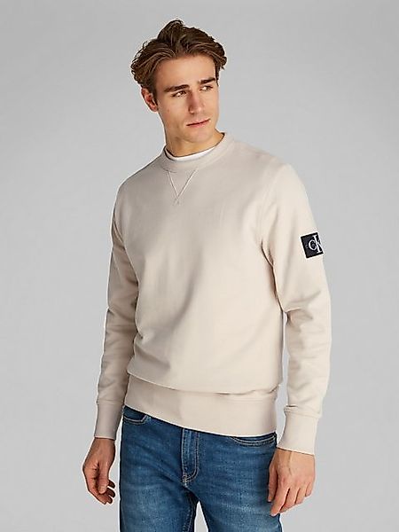 Calvin Klein Jeans Sweatshirt BADGE CREW NECK mit Logopatch günstig online kaufen