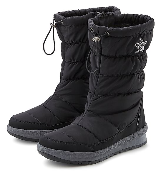LASCANA Winterstiefel Stiefelette, Winterboots mit Warmfutter, wasserabweis günstig online kaufen