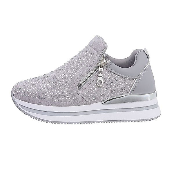 Ital-Design Damen Low-Top Freizeit Sneaker Keilabsatz/Wedge günstig online kaufen