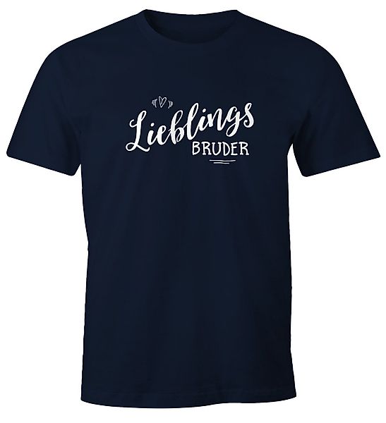 MoonWorks Print-Shirt Herren T-Shirt Lieblingsbruder Geschenk günstig online kaufen