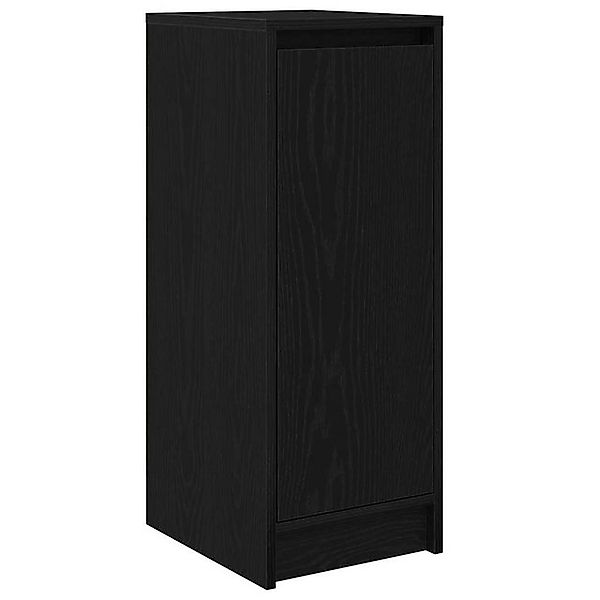 vidaXL Schuhschrank Schuhschrank Schwarz Eichen-Optik 29,5x34x76 cm Holzwer günstig online kaufen