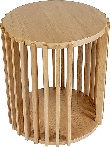 Woodman Beistelltisch »Drum, Breite/Tiefe/Höhe: 53/53/58 cm«, Holzfurnier a günstig online kaufen