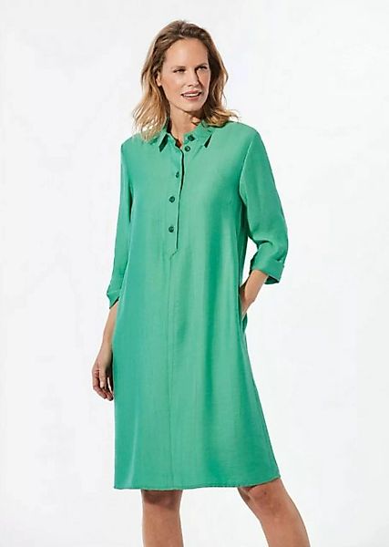 GOLDNER Sommerkleid Kurzgröße: Kleid mit Hemdkragen günstig online kaufen