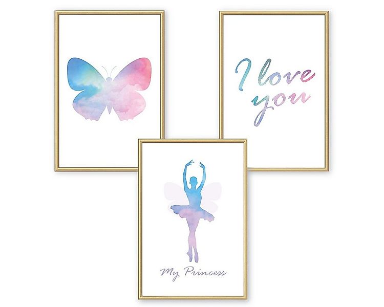 Himmelzucker Poster DIN A4 Wandbilder für Kinderzimmer Babyzimmer My Prince günstig online kaufen