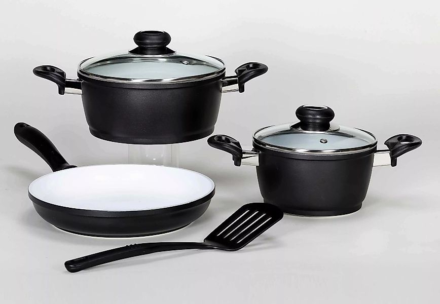 Krüger Topf-Set »Oslo«, Aluminiumguss, (Set, 6 tlg., 1x Kochtopf Ø 16 cm, 1 günstig online kaufen