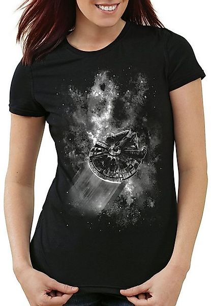 style3 T-Shirt Falcon in Space rasender falke star krieg wars imperium der günstig online kaufen