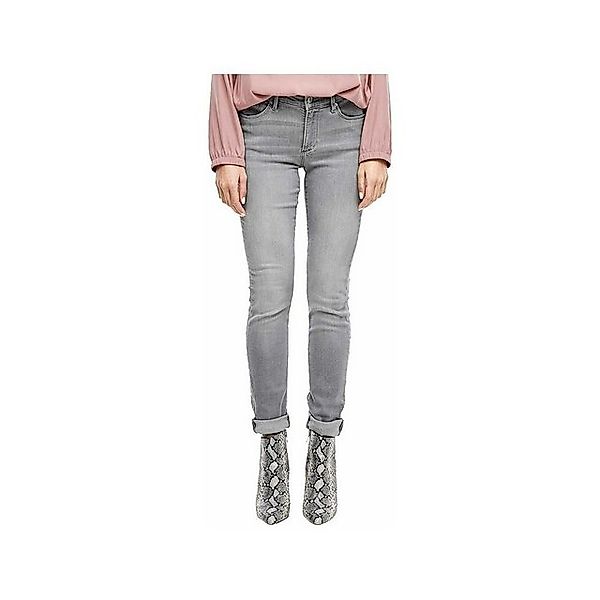 s.Oliver 5-Pocket-Jeans grau regular fit (1-tlg) günstig online kaufen