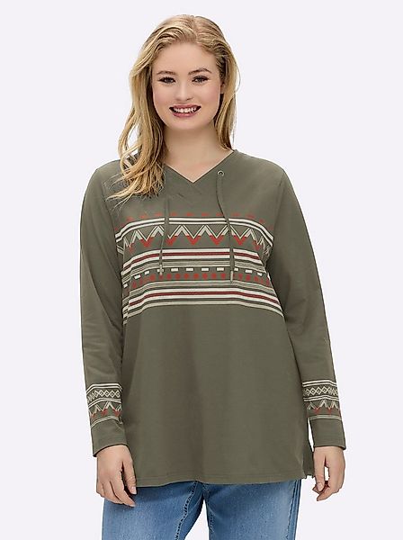 Sheego T-Shirt Shirt Langarm günstig online kaufen