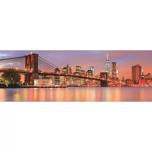 KOMAR Vlies Fototapete - Brooklyn Nights - Größe 368 x 124 cm mehrfarbig günstig online kaufen