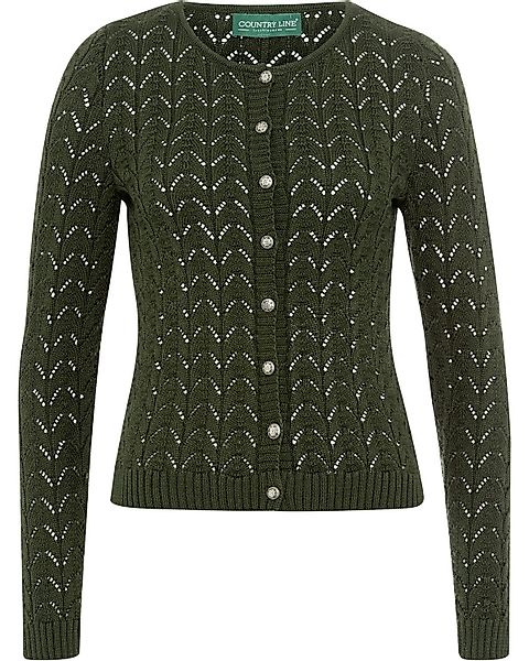 Country Line Trachtenjacke Ajour-Strickjacke günstig online kaufen