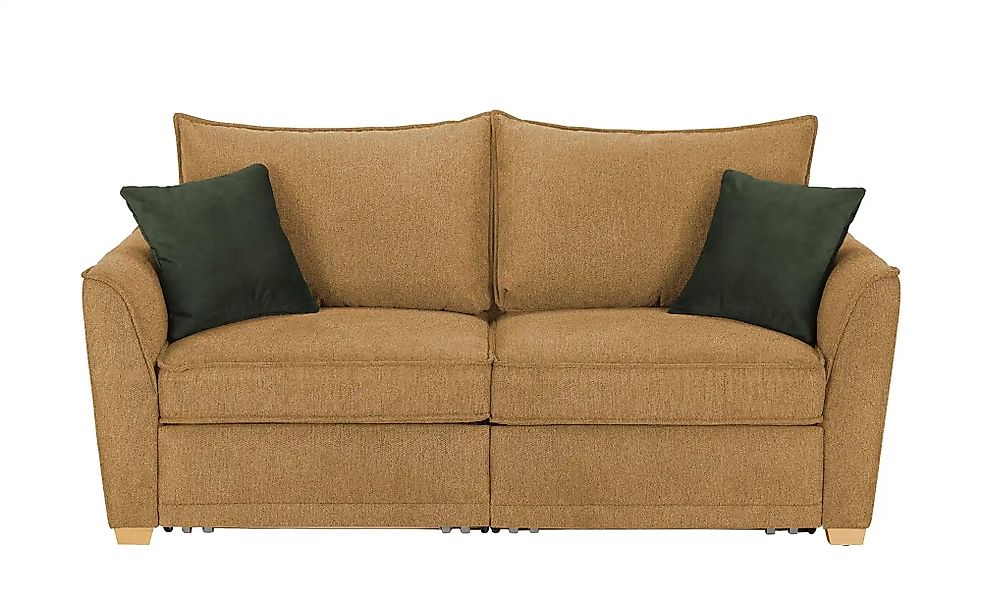 bobb Einzelsofa  Polly de Luxe ¦ gelb ¦ Maße (cm): B: 201 H: 95 T: 104.0 Po günstig online kaufen